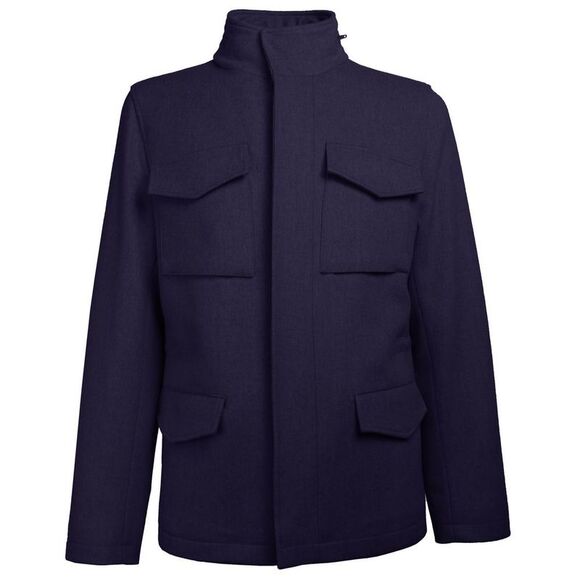 Made in Italy Other - Made in Italy Blue Wool Men Men's Jacket